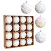 6cm 16pcs Candy Color Foam Christmas Ball Christmas Tree Ornaments Colorful Balls Christmas Decorations Christmas Ornaments Set