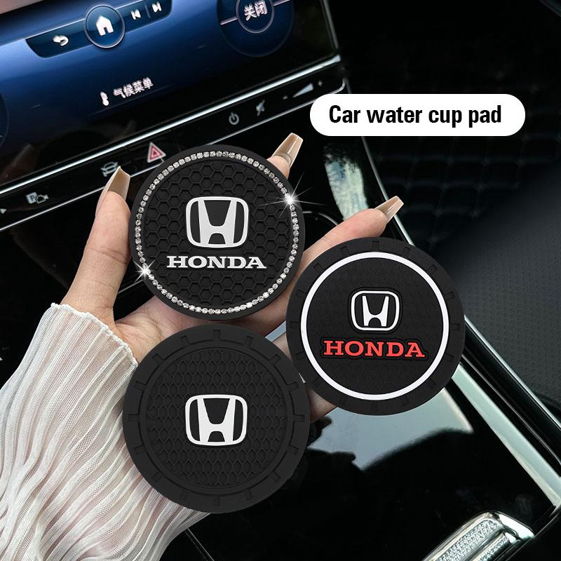 Honda Car Cup Holder Mat Exclusive Car Interior Water Cup Mat For Honda Civic FIT Accord Prelude CRV 5th City CRZ CRX Jazz HRV