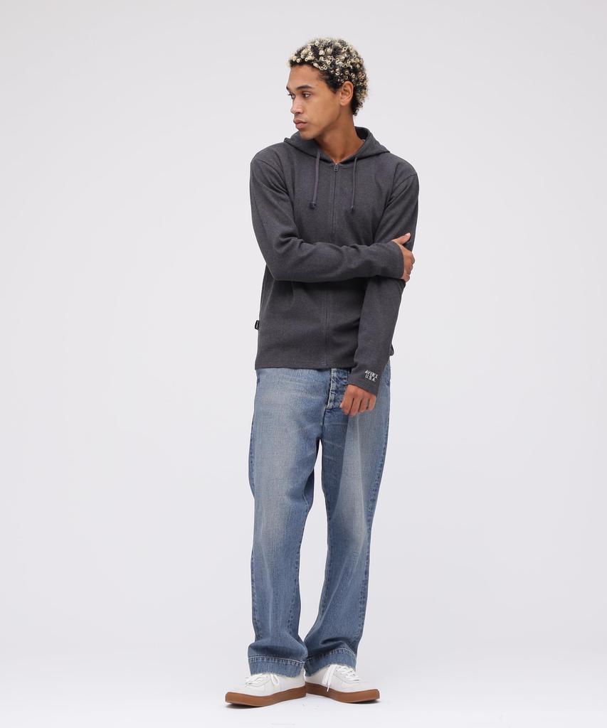 Avirex Daily Fullzip Rib Parka Size 019 Charcoal (6153641), XL,