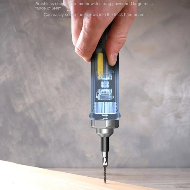 Cordless Electric Screwdriver Rechargeable Lithium Battery Power Tools Set Household Maintenance Repair Mini Screwdriver
