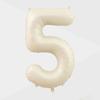 32/40inch Cream Caramel Color 1-9 Number Balloon Happy Birthday Party Decoration Balls Baby 1 2 3 Years Birthday Party Supplies