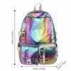 Multi-Pocket Laser  Backpack Large Capacity Shoulder Bag Creative Students School Bag  Outdoor