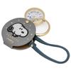 Fieldwork Women's Analog Pocket Watch with Magnifying Glass, 2.5x Magnification, Snoopy Felt Strap, Magnifying Glass Watch G, Gray, PNT050-2