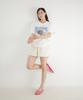 RONRON Vintage Grape Basic Fit T Shirt White