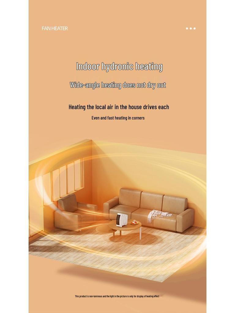 Compact High-Power Space Heater for Home & Office