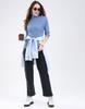 Monte Carlo Women's Regular Fit Solid T Neck Full Sleeve Sceavy