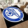 Blue Fc Zenit Saint Petersburg Square Rugs Are a Great Choice for Living Rooms, Bedrooms, Home Décor, and As Gifts.