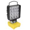 20W Handheld Work Light, 16 LED Beads, Rotating Head, Hiking with 2 USB Ports, for batteries:  200  201  203  204  206 etc. (ships without b
