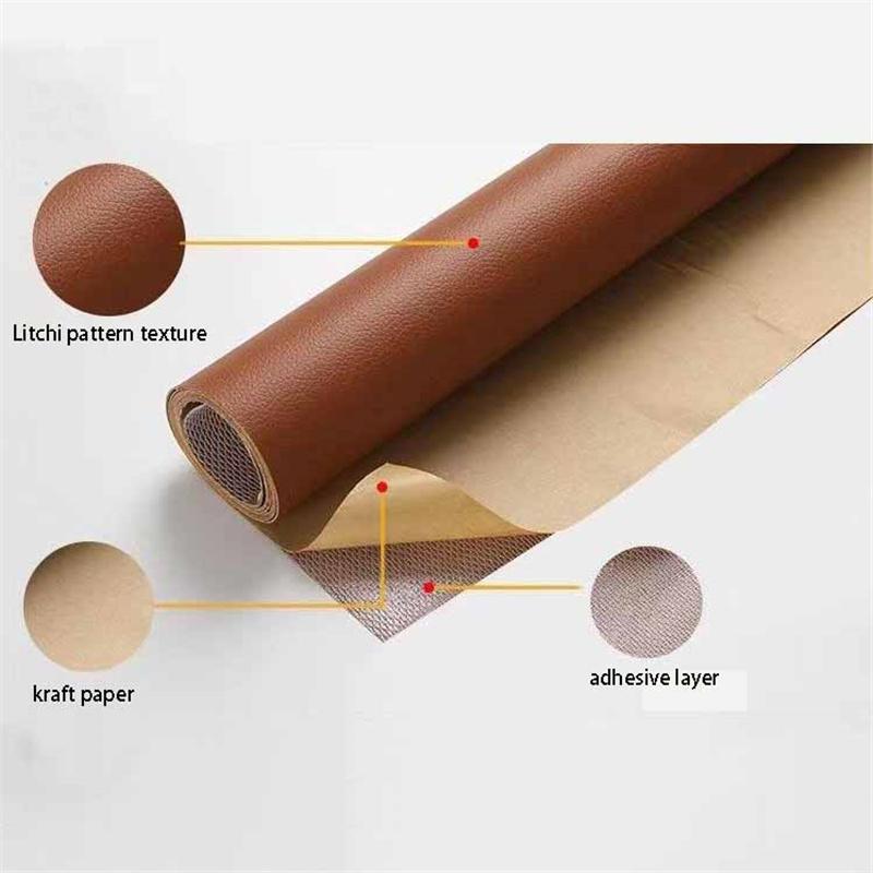 Self-Adhesive Waterproof Faux Leather Wrap DIY Furniture Sofa Car Interior Makeover & Restoration Repair Patch