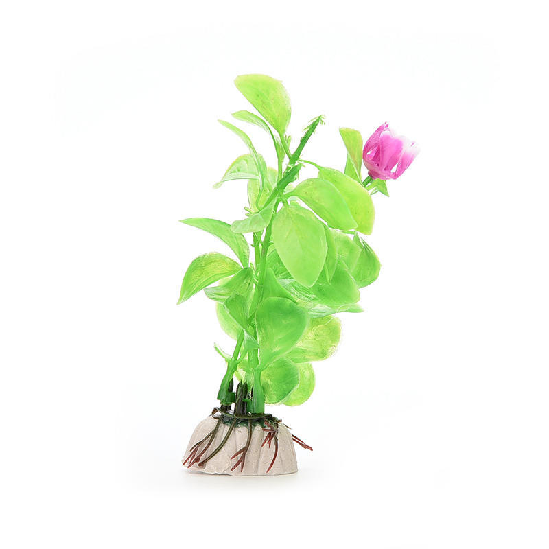 15CM/10CM Ornements de Plantes Aquatiques Artificielles Sous-marines Pour Aquarium Bac à Poissons Décoration Paysage Herbe d'Eau Verte Chaud