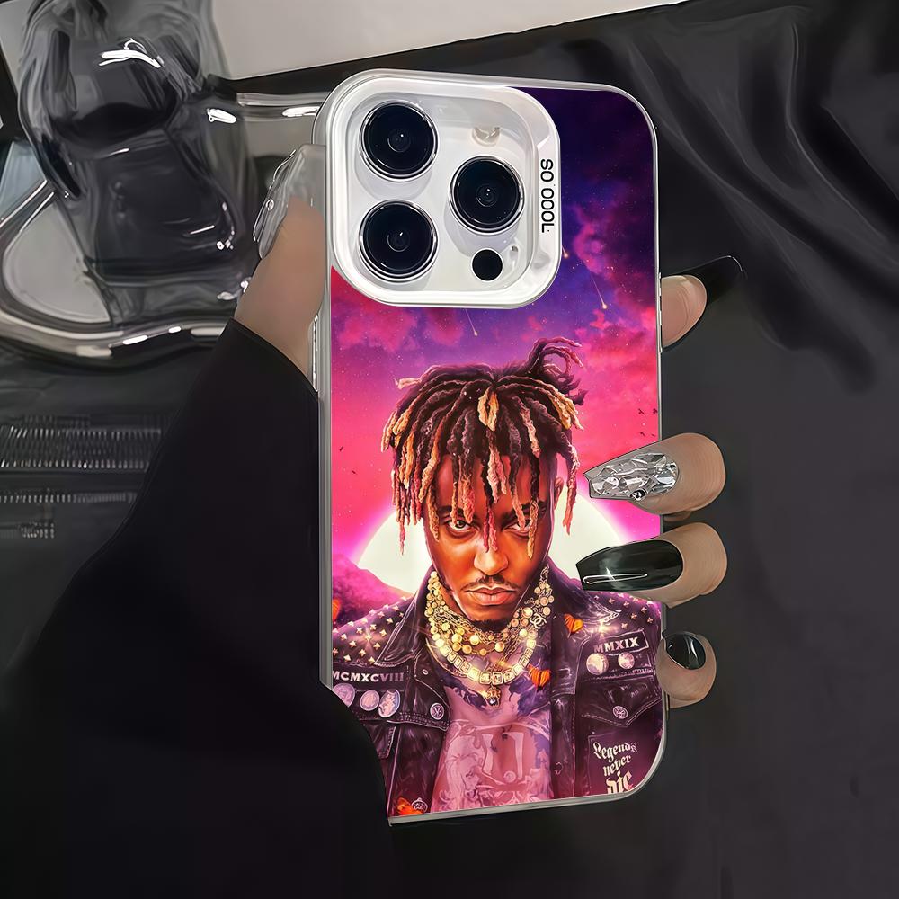 America rapper J-Juice W-Wrld phone case For iPhone 12 11 13 14 15 16 17 Max Pro Plus Mini Protective IMD Color Cover