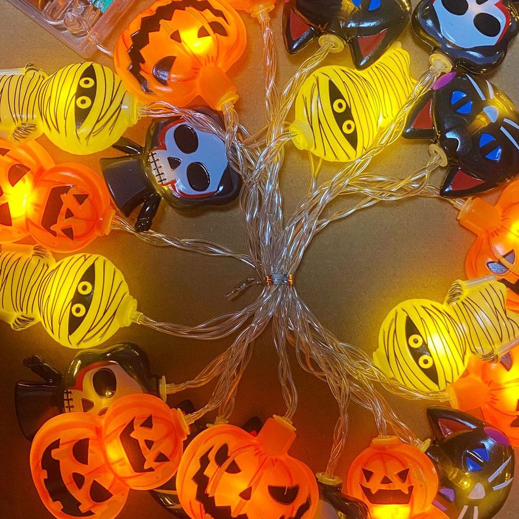 Halloween Light String Adds Spooky Fun To Scene Decoration Outdoor Holiday Decoration LED Lights