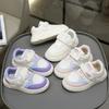 Children's Board Shoes Girls Mesh Sneakers 2025 Spring and Autumn New Breathable Soft-soled Casual Net Shoes Boys White Shoes