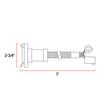 7-Foot Vehicle-Side Truck Bed 7-Pin Trailer Wiring Harness Extension For Select