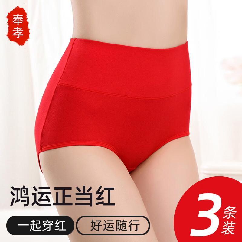 Women's High-Waist Cotton Briefs 3-Pack
