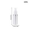 30-150-500Ml Aluminum Liquid Bottle Portable Lotion Dispenser Empty Container Refillable With Full Cover Cap For Cosmetics