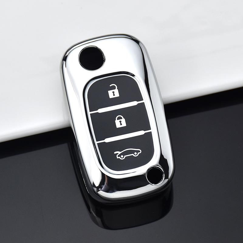 3 Buttons Tpu Key Case Cover For Renault Fluence Clio Megane For Mercedes For Lada Vesta Granta Xray Kalina Priora Sedan Sport