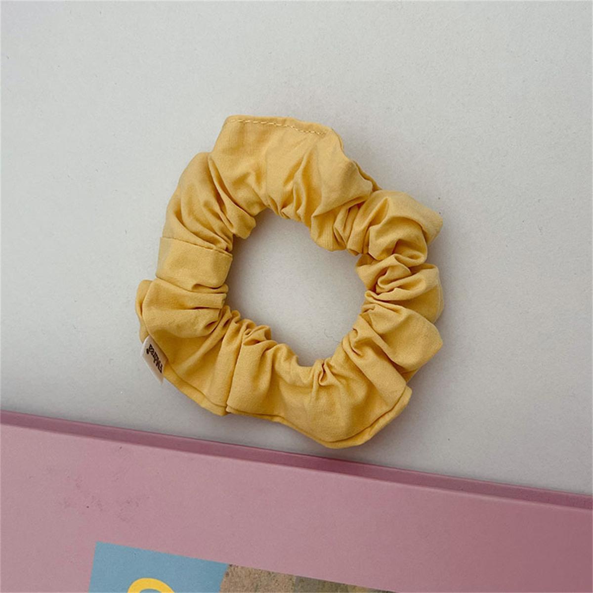 

Большие Узкие Скранчи Летние Однотонные Тканевые Резинки для Волос Эластичная Повязка для Волос Держатель для Хвоста Милые Простые Женские Аксессуары для Волос