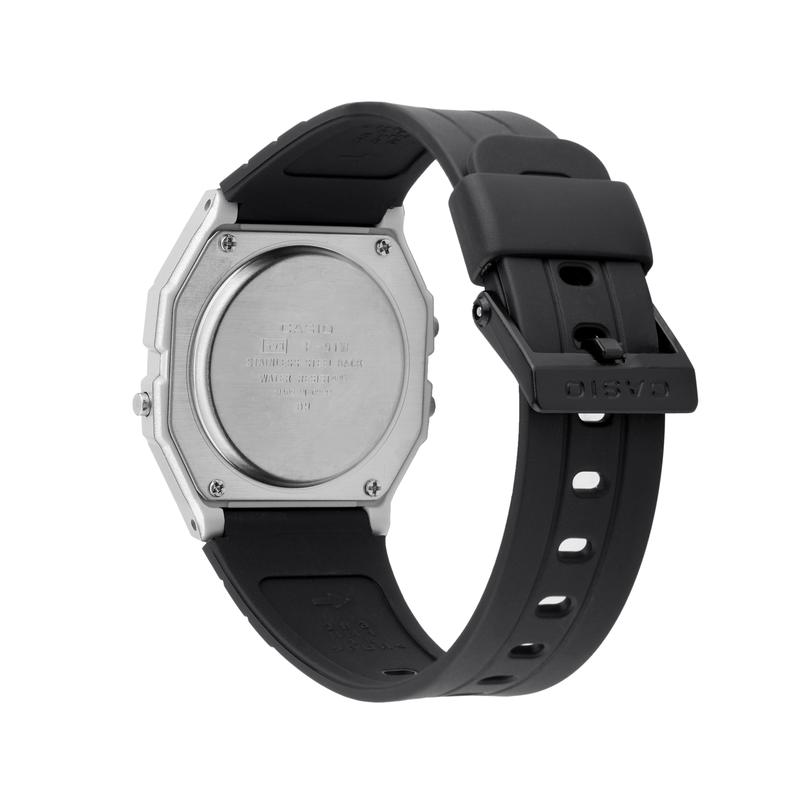Casio VINTAGE Series - Square Fashion Sports Simple Retro Quartz Movement Resin Strap Japanese and Korean Watch Men's Watch Black Dial F-91WM-7ADF