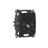 R-TV-SAT Antenna Socket, Terminal/terminating (module), Matt Black Simon54