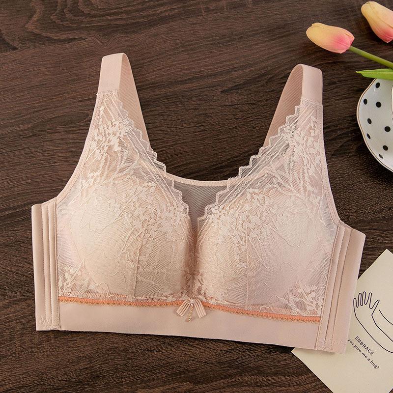 

Бюстгальтер большого размера, бумажная чашка, большая грудь, малый объем, регулируемый тип против провисания, бюстгальтер без косточек 36/80CD