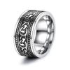Trendy Titanium Steel Evil Eye Ring Hip Hop Stylish Finger Jewelry