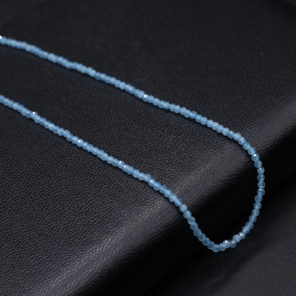 Naturstein facettierte Perlen Opal Isolation Perlen Charms für Schmuckherstellung DIY Halskette Armband Ohrringe Zubehör Größe 3 mm
