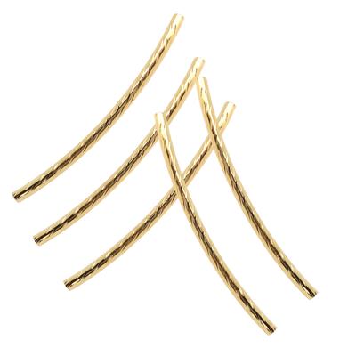 200Pcs Curved Noodle Tube Spacer Bds   Sk     Jewelry Making Accessories