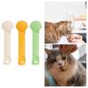 Cat Strip Squeeze Spoon Feeder Multifunctional Paw Shape Lightweight Treats Snack Feeding