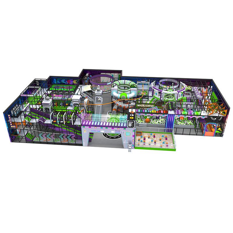 Naughty Castle Kids' Indoor Playground Equipment for Kindergartens & Malls