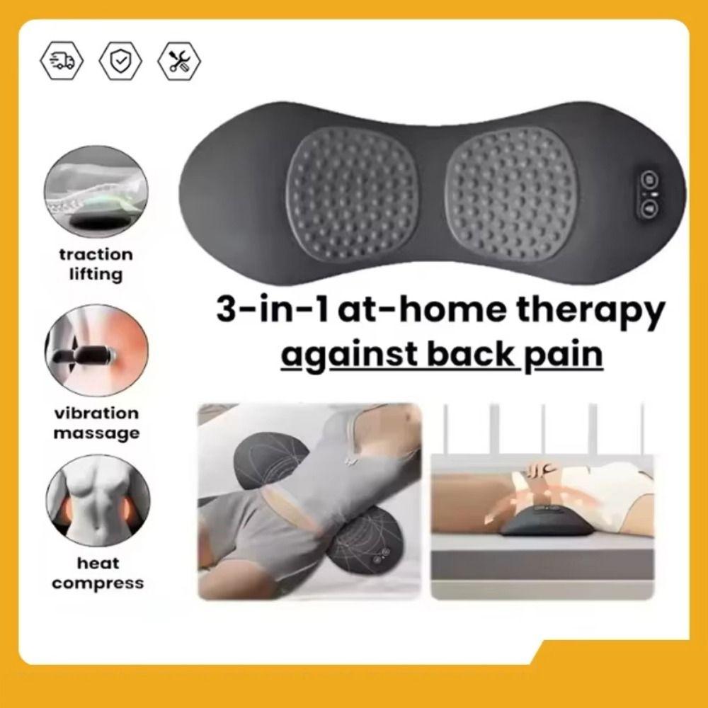 Vibrating Massage 3-in-1 Back Massager Heating Function Lower Back Massager  Car Use