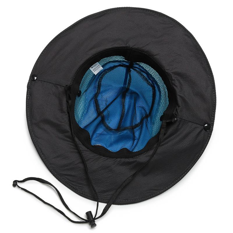 New bucket hat summer sun protection breathable men and women thin sun protection fishing hat mountaineering hat hat