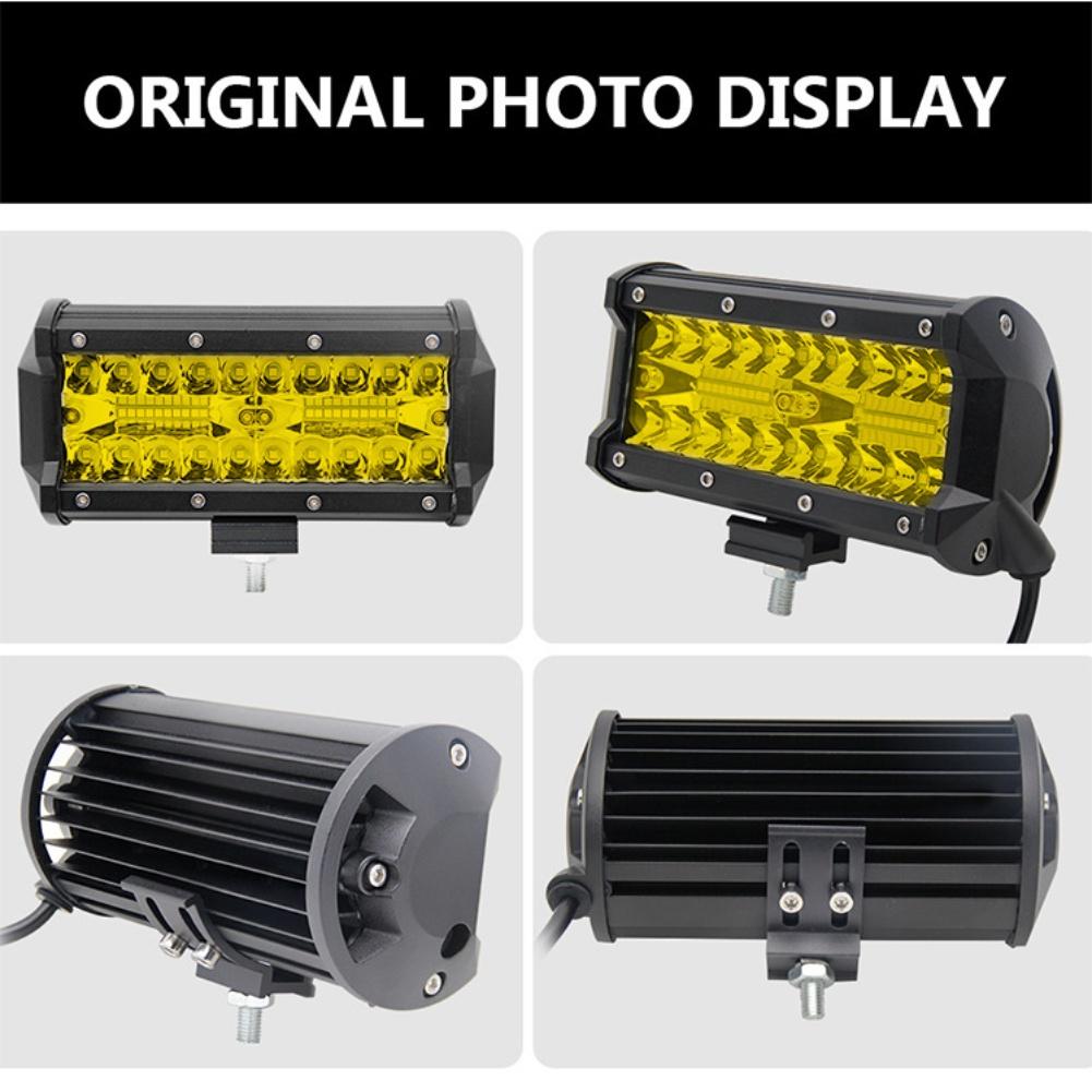 120W LED Light Bar with 8000 Lumens Output IP67 Waterproof Work Light for Trucks SUVs Motorcycles ATVs and Boats