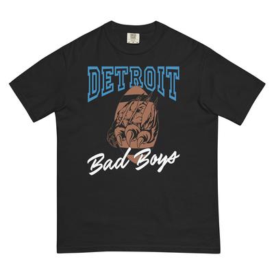 Detroit Lions x Bad Boys T-Shirt Herren Kinder Damen: Grit & Grind Football Mashup T-Shirt