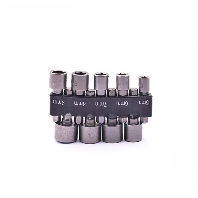 Set da 14 pezzi di bussole pneumatiche non magnetiche metriche e imperiali e avvitatore ad aria elettrico