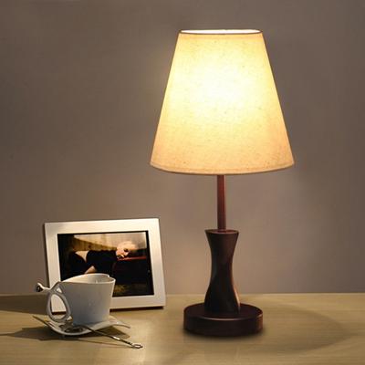 Pety) Tripod Desk Lamp Wooden Nightstand Lamps with Lamp Lamp Decoration In Solid Wood LED Night Light Modern