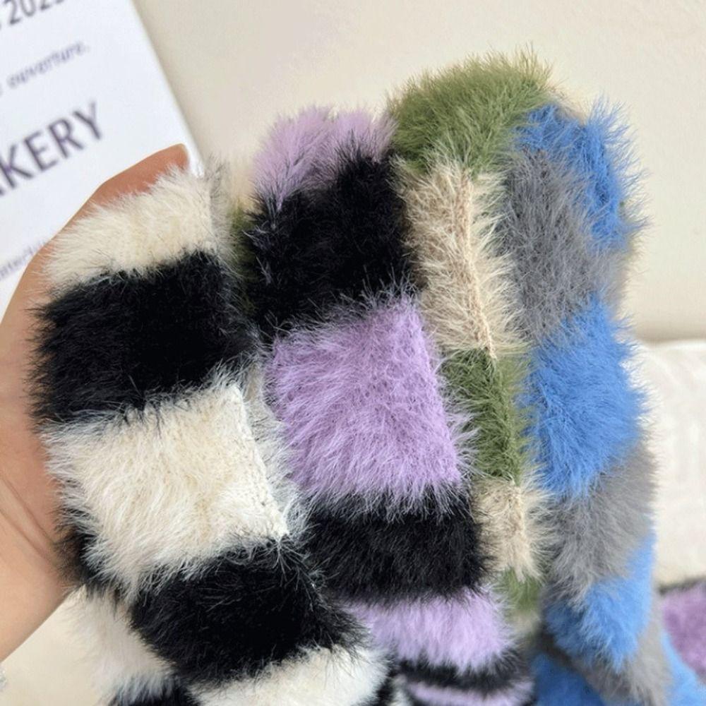 Subculture Y2K Striped Scarf Gothic Punk Choker Streamer Trendy Narrow Long Scarf  Girl