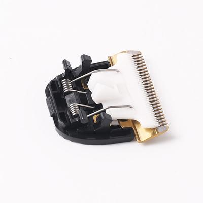 Suaugusiųjų plaukų kirpimo mašinėlė Elektrinė stumdoma žirklių galvutė Keraminis ašmenys Universalūs priedai elektrinėms žirklėms 24 dantys