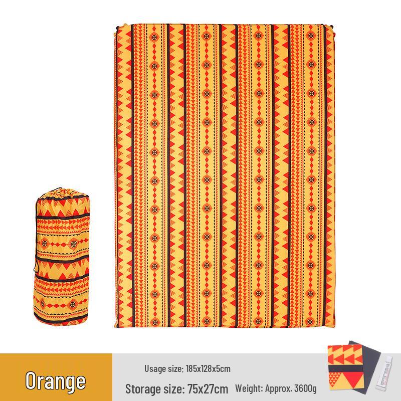 

Двойной автоматический надувной коврик - Для кемпинга на открытом воздухе, Ползания младенцев, Влагозащитный, Утолщенный спальный коврик 193x120x5cm