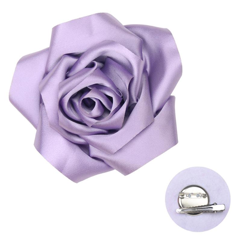 Exaggerate Multi-Layer Fabric Rose Flower Brooch For Women Girl Magazine Wedding Shoot Accessory Pin Dress Suit Corsage