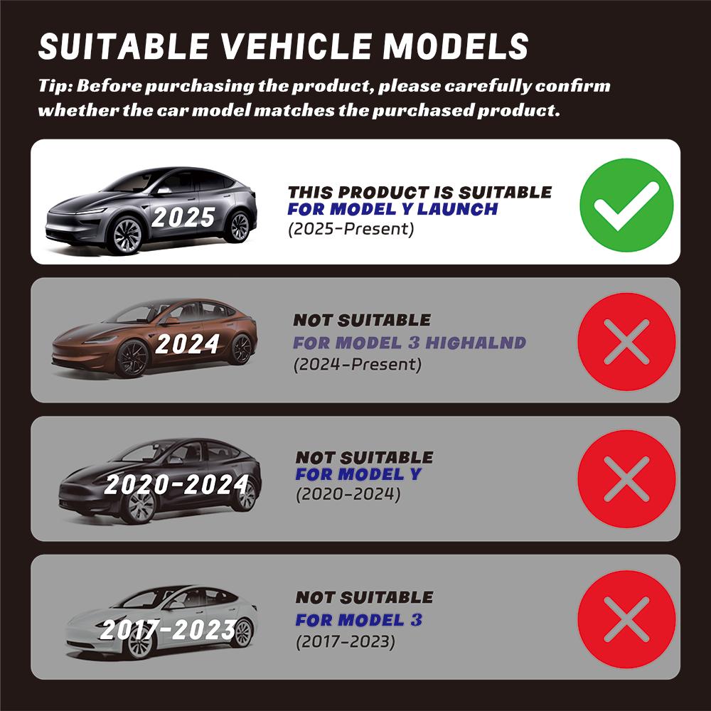 Para Tesla Nuevo Modelo Y LANZAMIENTO 2025 Juniper 2025+ Tira Umbral Maletero TPE Tapa Protectora Antiarañazos