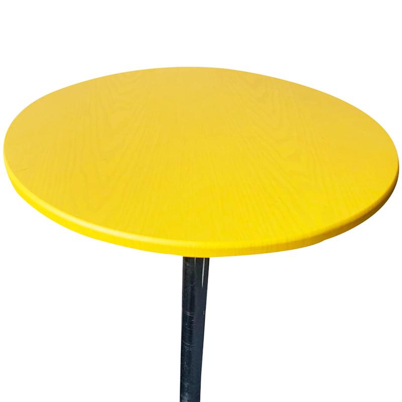 

Водонепроницаемая и не требующая стирки круглая скатерть, однотонная эластичная накладка на стол, для улицы, дома, кухни, стола, декоративный коврик 60cm жёлтый