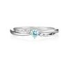 Cubic Zirconia 10K White Gold Japanese Size 111446143205 4℃ (WG) Ring, 12,