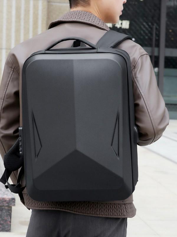 Men's Large Capacity Hard Shell Business & Student Laptop Backpack