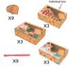 27pcs/set Christmas Gift Boxes with Clear Window - Festive Kraft Paper Packaging Containers for Various Presents, Cookie Box