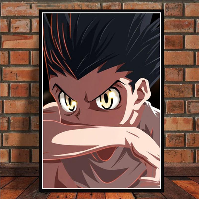 Classic Japanese Anime Canvas Painting Hunter X Hunter Posters and Prints Abstract Wall Art Pictures for Kids Living Room Decor