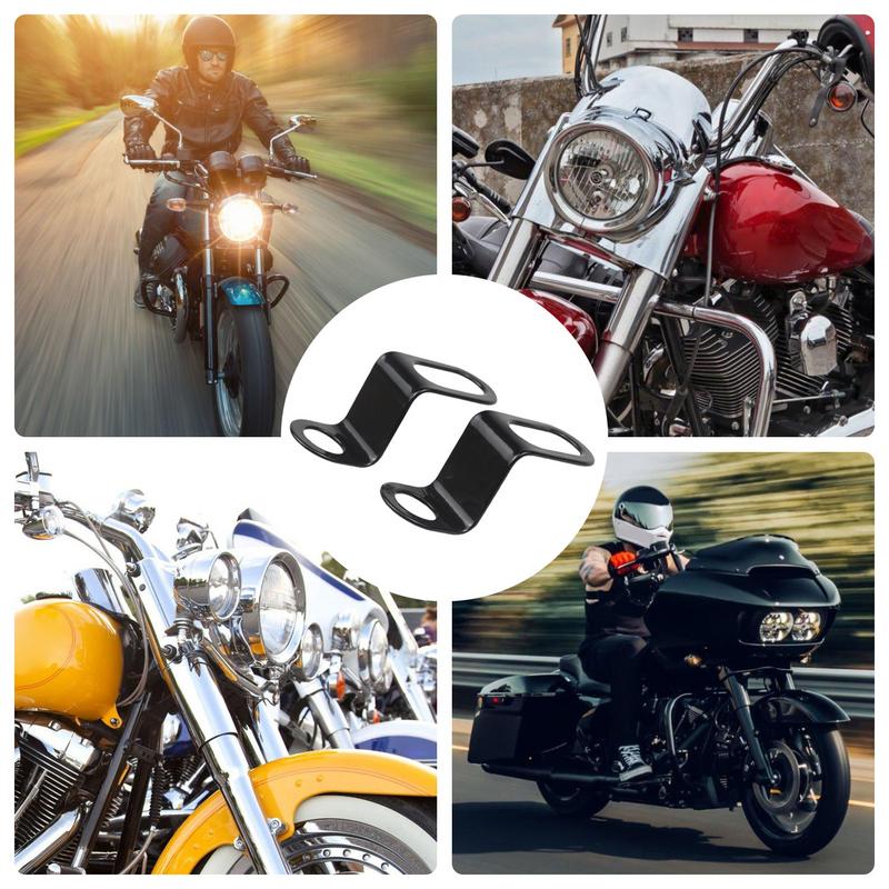 Rear Turn Signals Brackets 2pcs Motorcycle Modified Turn Signal Light Indicator Mount Easy Installation Metal Rear Turn Signal