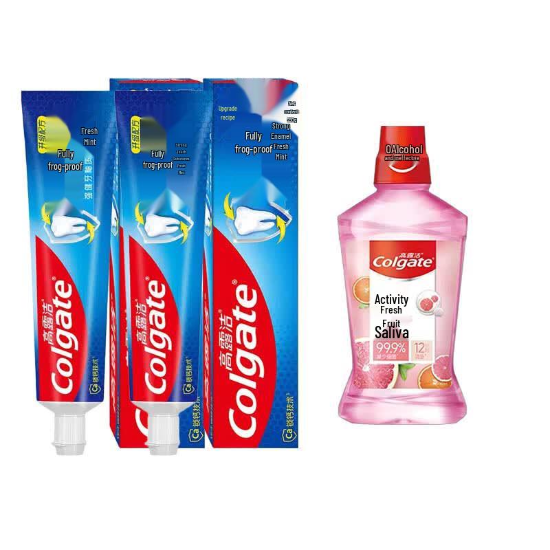 Colgate Total Anti-Cavity Toothpaste Mouthwash Set