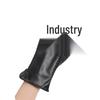 Warme Damen-Handschuhe aus PU-Leder mit Stickerei - Herbst/Winter Koreanischer Stil, Figurbetont, Samtfutter, Extra Dick für Radfahren und Autofahren