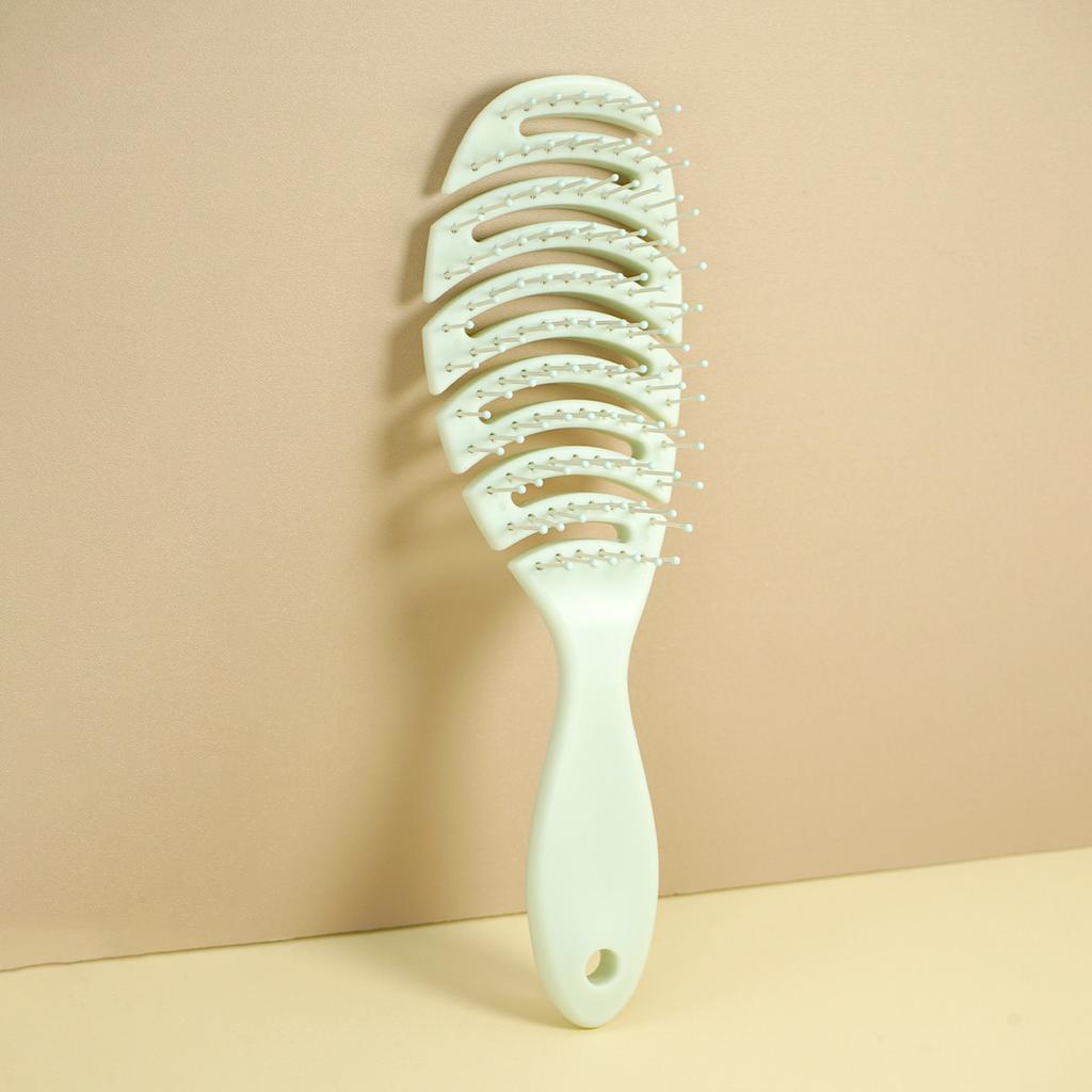 Multicolor Hollow Out Hair Brushes Set Flexible Bristles for Gentle Detangling Styling All Hair Types Daily Use